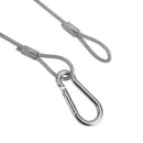 1/5/10 kpl 26,4" teräslankainen turvakaapeli lavavalon puristimeen