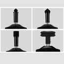 GM8906 Bærbar digital kontaktmotoromdrejningstæller LCD-omdrejningstæller Omdrejningstæller RPM-tester