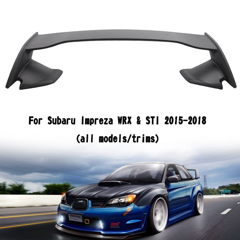 JDM OE Style ABS Bakspoiler Spoiler Passar WRX STI 4DR Sedan 2015-2018 Generic