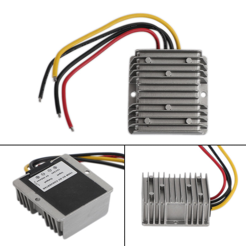 Vattentät DC 12V/24V till 5V 150W 30A step-down strömförsörjningsregulator