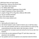 Finger PTT Motorcykelhjelm Headset Mic til Radio Kenwood Retevis Tyt Baofeng