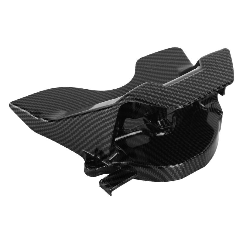 Protetor de capa de corrente de roda dentada de carbono para Honda CBR650R CB650R 2019-2021 Genérico