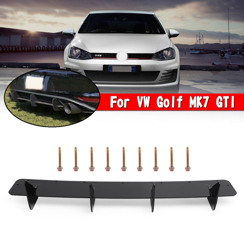 VW GOLF VII 7 MK7 GTI Heckschürze Lippe Diffusor Seitenteiler Volant Spoiler