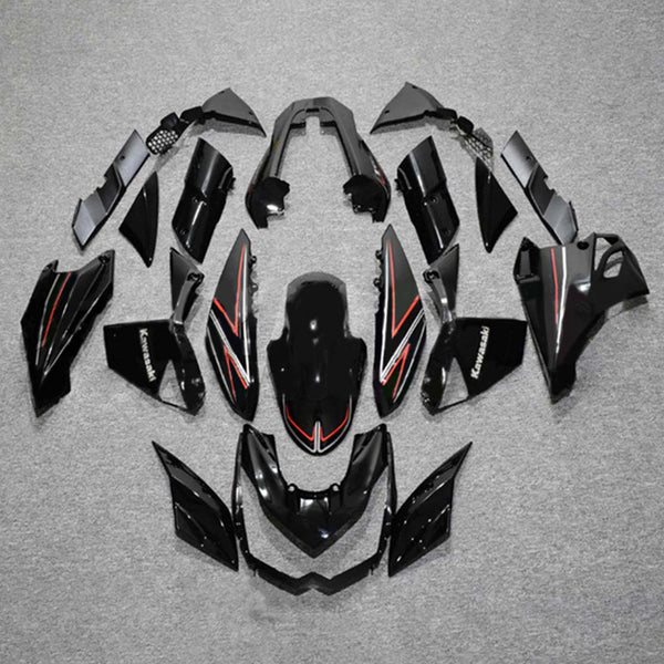 Amotopart kledningsett for Kawasaki Z1000 2010-2013 Body Plastic ABS