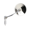 Espejos de extremo de manillar cromados para motocicleta Cafe Racer Old School Clubman 22 mm genéricos