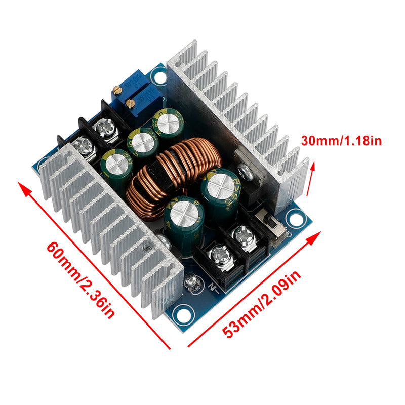 DC-DC-Wandler 20A 300W Step Down Buck-Boost Power Einstellbare Ladeplatine