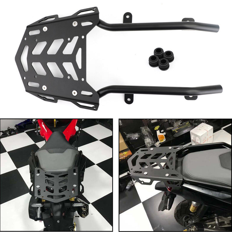 Bakre rack bagasje rack bagasje rack svart for Honda ADV150 ADV 150 2019-2021 Generisk