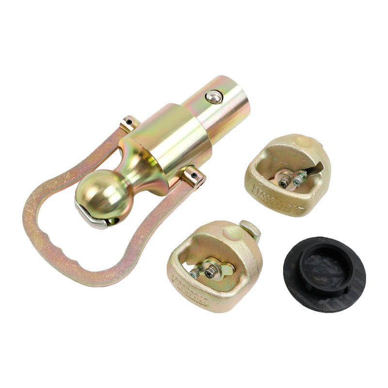 GNXA2061 Kit de cadena de seguridad y bola de cuello de cisne para camionetas Ford, GM y Nissan