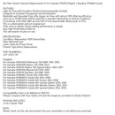 Luftfilterrenser for Yamaha Warrior 350, Wolverine 350 4x4 Raptor 350 87-08 Generisk