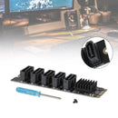 Adaptador M.2 para SATA 3.0 JMB585 Placa de expansão de disco rígido de 5 portas para PH56