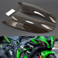 Protector de cristal de faro delantero compatible con Kawasaki Zx-10R Zx 10R 16-18 Smoke Generic