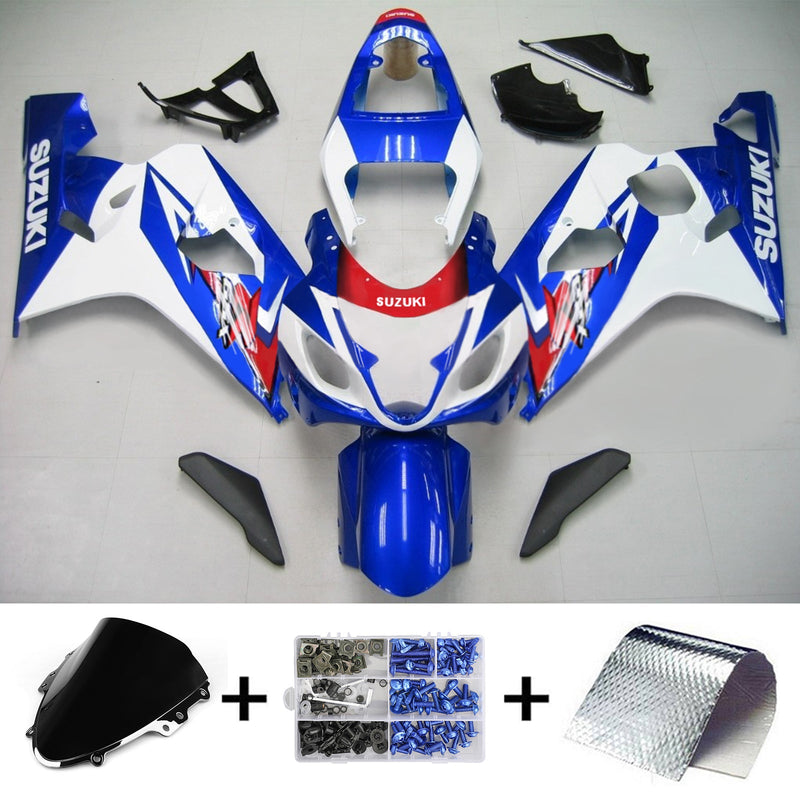 Suzuki GSXR 600/750 2004-2005 Verkleidungsset Karosserie Kunststoff ABS