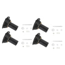 4x reparationssats för förgasarkolvmembran lämplig för Yamaha XJR400 1993-2000 Generic