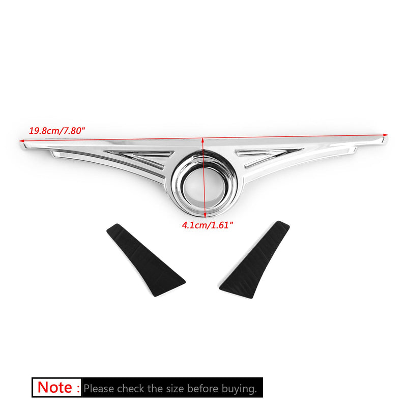 Motorsykkel ABS krom bagasjerom nøkkelhold trim for Honda 2001-2018 Goldwing GL1800 generisk