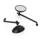 Klassisk stil højre og venstre sort spejl 10mm R/H til Honda CB Shadow Cruiser