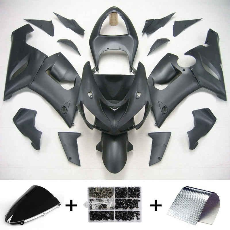 Kåpesett for Kawasaki ZX6R 636 2005-2006 Generisk