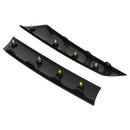 2x Moldura del pilar A delantero negro para parabrisas Mini R55 R56 51137272583 51137272584