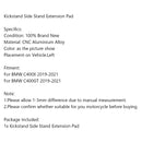 Stativ sidestøtte forstørrelsesplate for BMW C400X C400GT 2019 2020 2021