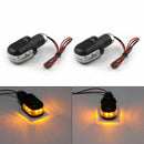 Styrets endeindikatorer blinkende indikatorendelys af styr sort motorcykel