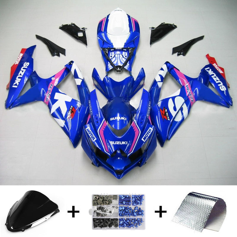 Suzuki GSXR 600/750 2008-2010 kåpesett karosseri plast ABS K8