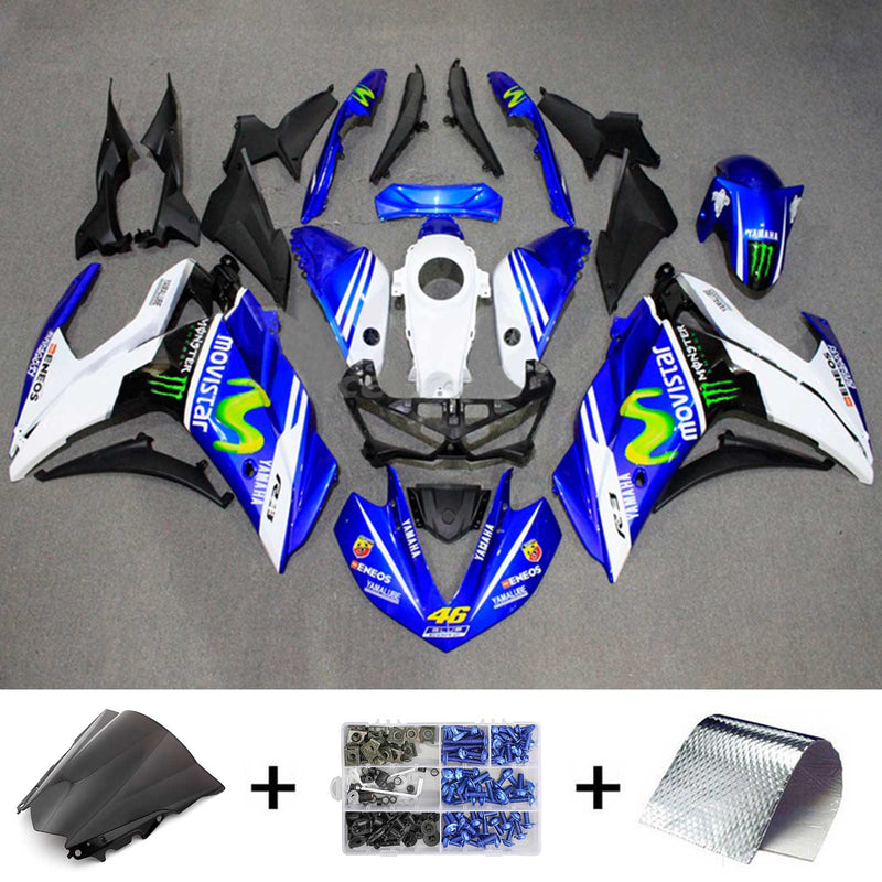 Kåpa set för Yamaha YZF-R3 2014-2018 R25 2015-2017 Generic