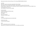 Tanklock Bränslegasskydd Motorcykel Passar Honda CB650R CBR650R 2019 2020 Generic