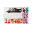 71 STK TIG svejsebrænder Stubby gaslinse