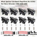 Buick Rainier 2004 5.3L 8Pack Zündspule+Zündkerze+Kabelsatz UF262 Fedex Express