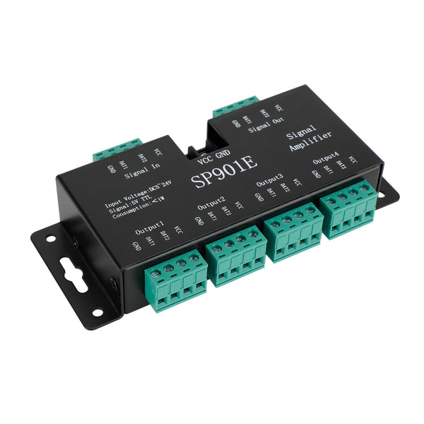 LED Strip SP901E RGB Signalverstärker Repeater Adressierbar Programmierbar