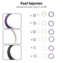 6-delt injektorpakning O-ringsett Passer Caterpillar C7 Passer CAT C7 intern