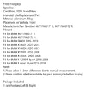 PEG przedniego podnóżka do BMW F800R K1300S K1300R K1200S K1200R NNET PURE