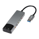 Neue Aluminiumlegierung USB Optical Fiber SPDIF Karte Computer Externe Multifunktion
