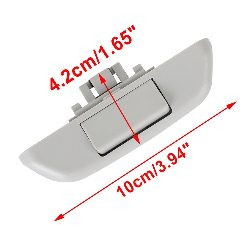 Alça de sombra de teto traseira 4L0898924B para Audi Q7 2007-2015 Plástico cinza