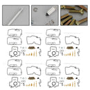 4X Vergaser Carb Rebuild Reparatursatz passend für Yamaha YFZ450 2004-2009 Generic