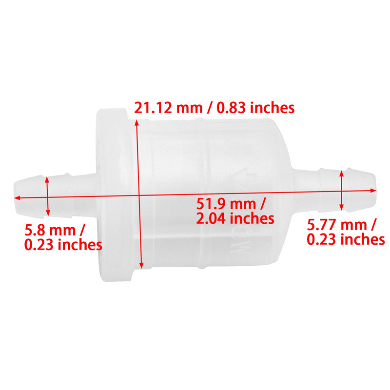 Inline filtr paliwa dla Yamaha 4-suwowy 4HP 5HP 6HP 8HP 9.9HP 68T-24251-01