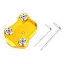 Stativ sidostöd förstorad plattplatta för Honda CB650F CBR650F 2014-2018 Generic