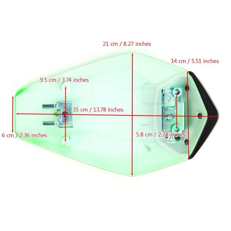 Kawasaki ZX6R ZX10R 2019-2024 Motorcykel baksätes kåpa