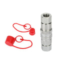 1/2" NPT Paar Hydraulischer Flat Face Schnellwechsler Kompaktlader für Bobcat ISO 16028