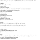 Cable Puerta Corredera Izquierda + Riel 9068203769 Para Sprinter VW Crafter 06- Generic