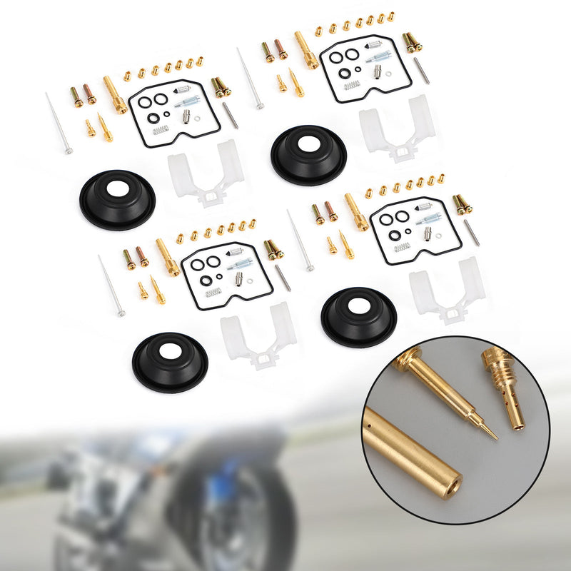 4X Vergaser Carb Rebuild Kit passend für Kawasaki Zephyr ZR750-H / ZR-7 / ZR-7S generisch