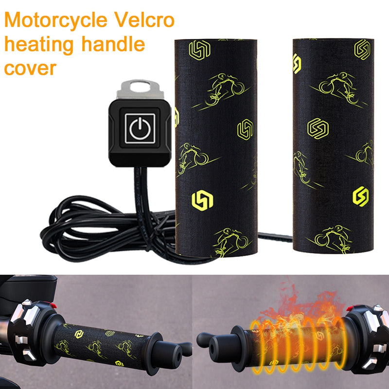 Guiador aquecido 12V Apertos encolhíveis Guiador Home Padrão para motocicleta