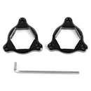 Pré-aplicador de garfo preto 22 mm adequado para Kawasaki Z1000 03-06 ZX636 Ninja 650R