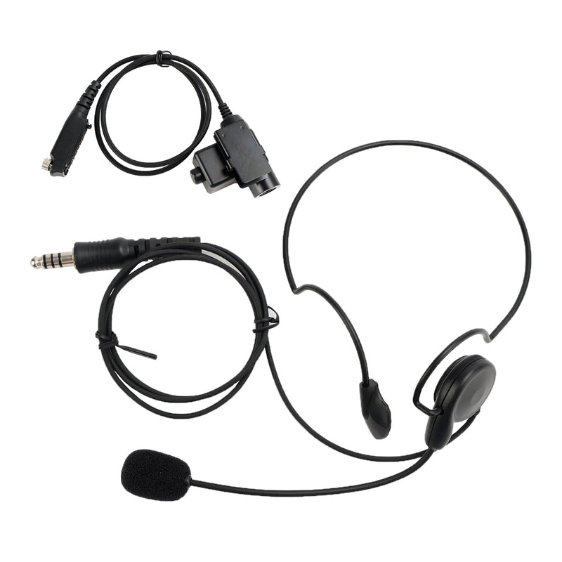 Conector de montaje trasero 7,1-C7, auriculares tácticos de 6 pines U94 PTT para STP8040 STP8080 STP9000