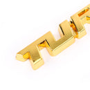 Metall 3D Turbo Logo Auto Emblem Abzeichen Aufkleber Kofferraum Stoßstange Aufkleber Silber generisch