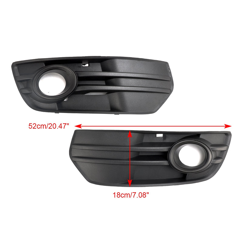 Audi Q5 2009-2012 2 STK Frontstøtfanger Grill Tåkelys Lampedeksler Trim.