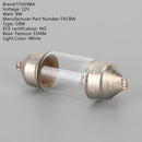 For TOSHIBA TAC8W bil ekstra pærer 31MM C8W 12V8W festonglampe Generisk