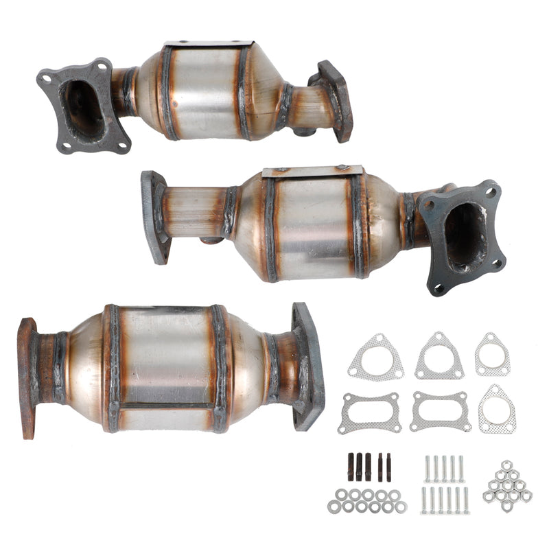 3 STÜCKE 2008-2012 Honda Accord 3.5L Katalysatoren Set 45131 45132 16447