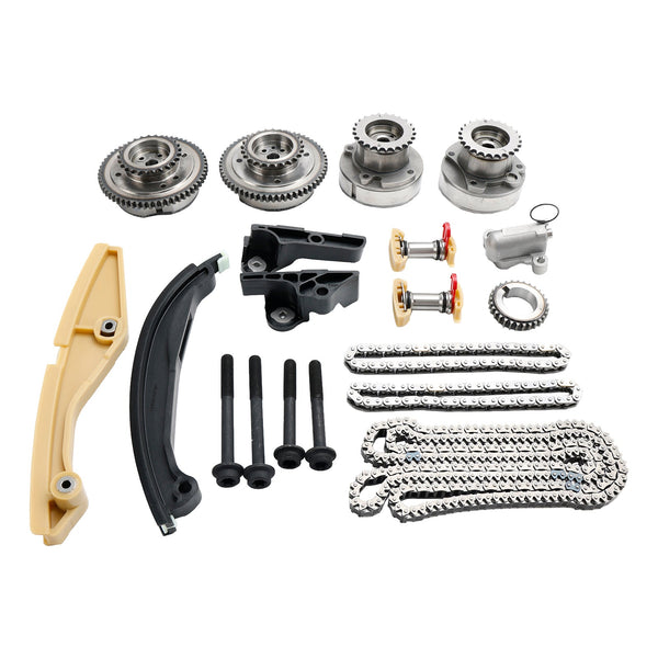 2011-2014 FORD EDGE 3.5L/3.7L DOHC VCT SMPI Kit de corrente de distribuição AT4Z6L266B AT4Z6K254A AT4Z6K255A