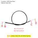 Motorsykkel Clutch Kabel Ståltråd Erstatning for YAMAHA YZF-R1 2009-14 Svart Generisk