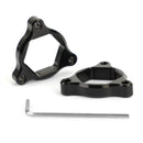 Pré-aplicador de garfo preto 22 mm adequado para Kawasaki Z1000 03-06 ZX636 Ninja 650R